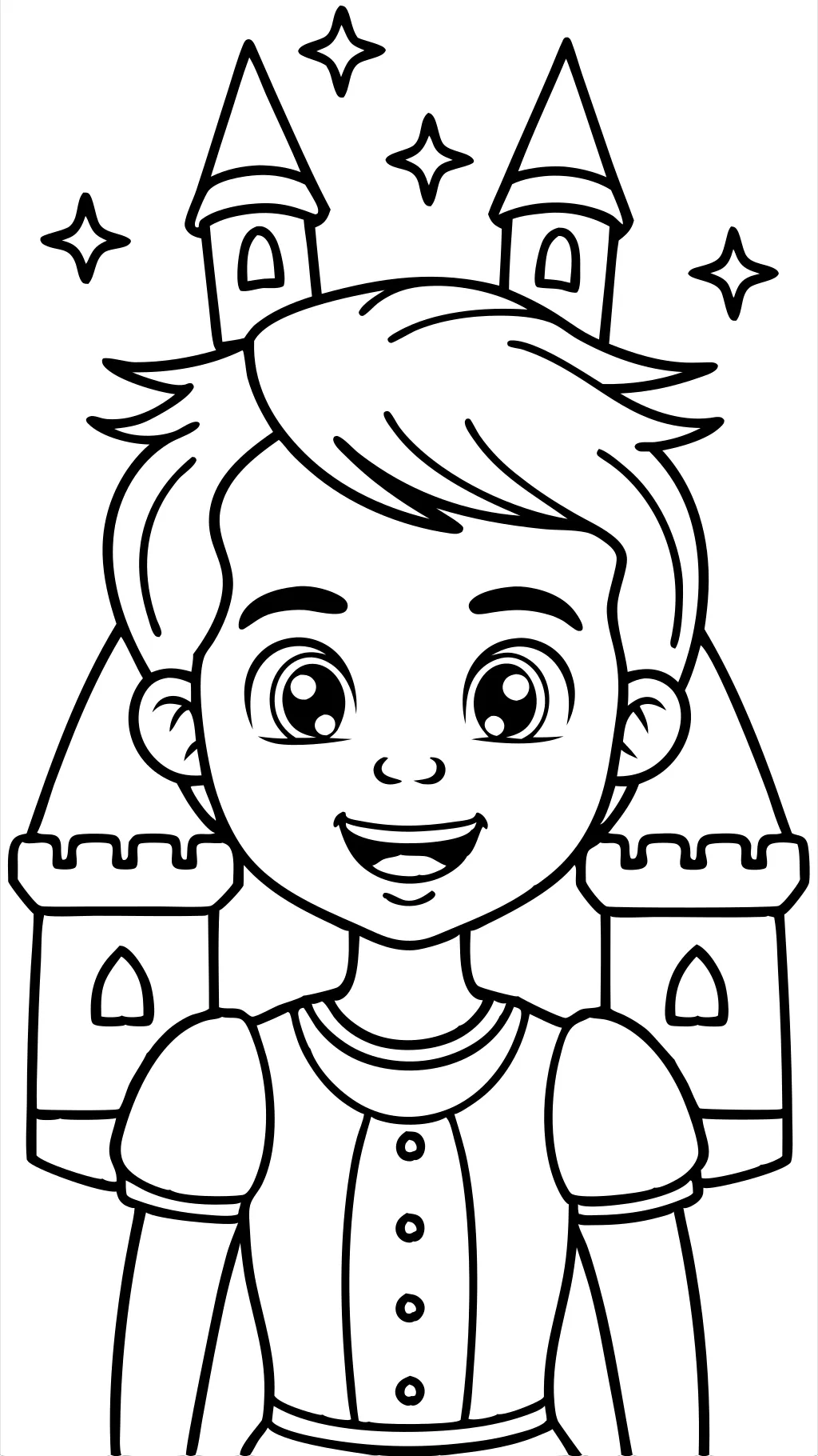 easy descendants coloring pages